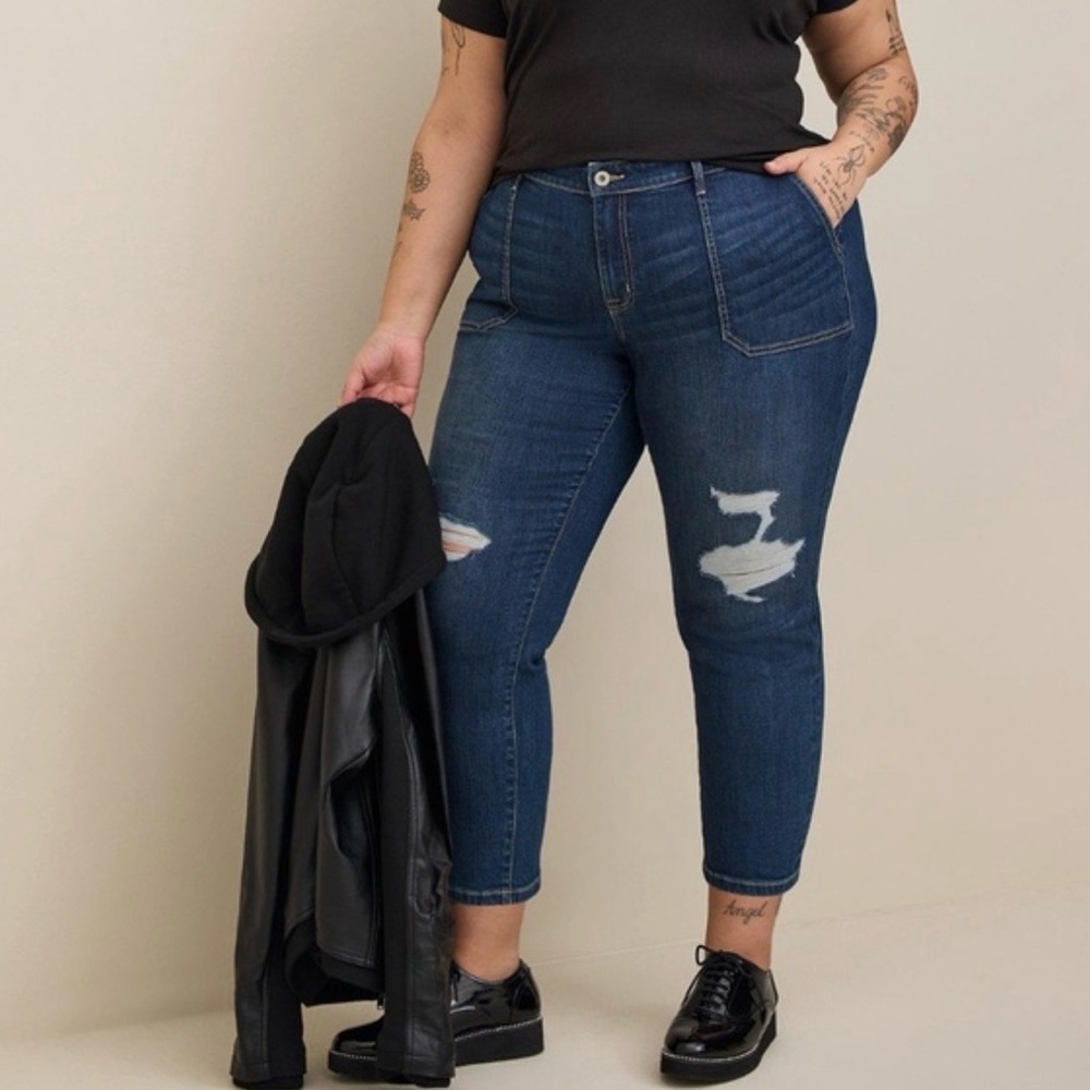 Torrid Perfect Boyfriend Ankle Vintage jeans